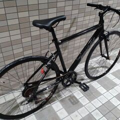 ☆18日㈪まで3,000円引き😆🎵美車❗前後タイヤ新品✨アルミフレーム　700C　6段変速クロスバイク