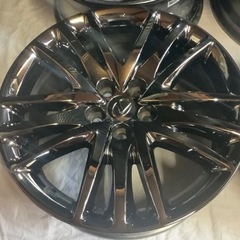 レクサスLS ホイール　純正オプション　19インチ　中古　スパッタリング塗装
