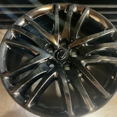 レクサスLS ホイール　純正オプション　19インチ　中古　スパッタリング塗装