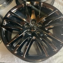 レクサスLS ホイール　純正オプション　19インチ　中古　スパッタリング塗装