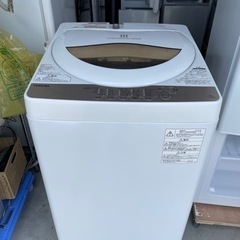 TOSHIBA 5kg洗濯機　AW-5G8(W) 2020年製