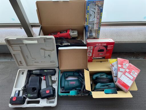 セット割引あり】DIY電動工具一式 7点＋おまけ＆ケース付き