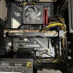 ゲーミングPC Ryzen 7 2700X / Radeon RX6600XT / DDR4 16GB / SSD 500GB