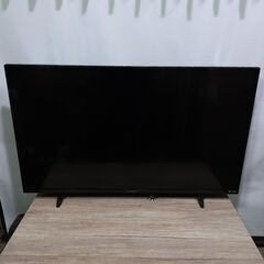 🍎フナイ 43V型 4K 対応 テレビ ダブルチューナー 外付けHDD 裏