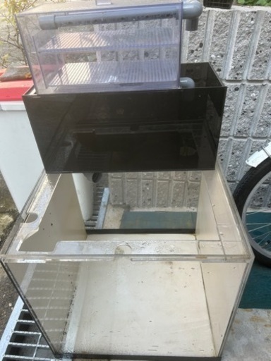 最後に値下げ‼️‼️オール45センチ水槽とカスタム上部フィルターライトセット