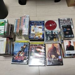 昭和レトロ　カセットテープ大量　CD　DVD
