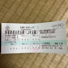 【ネット決済・配送可】青春18切符4回分