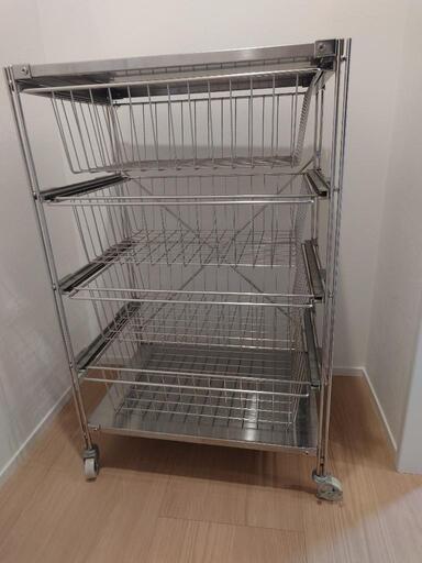 定価1/4  無印良品ステンレスユニットシェルフ