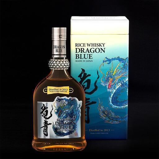 竹内力プロデュース　DRAGON BLUEウイスキー限定品