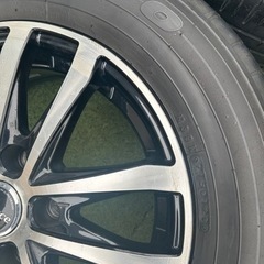 4月17日　お取引終了　バリ溝　195 65 r15 ブラックポリッシュホイール　４本セット