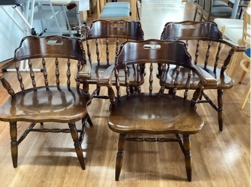 ウィンザーチェア〈3脚〉【町田市再生家具】242708