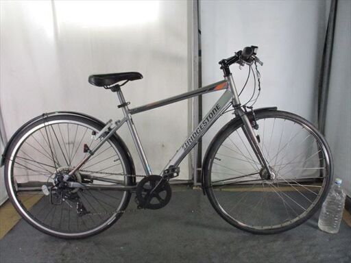 Ｄ379★18500円★整備済み スポーツ中古自転車ブリヂストン　TB1 【クロスバイク　グレイ　27インチ480m