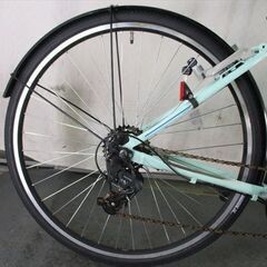 Ｄ384★23800円★整備済み スポーツ中古自転車　ブリヂストンTB1【クロスバイク　グリーン　27インチ48ｃｍ】