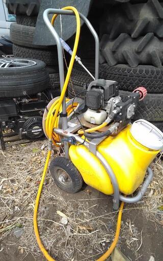 エンジン 小型動噴 タンクキャリー 一体型 25 L らくちんだよ!!