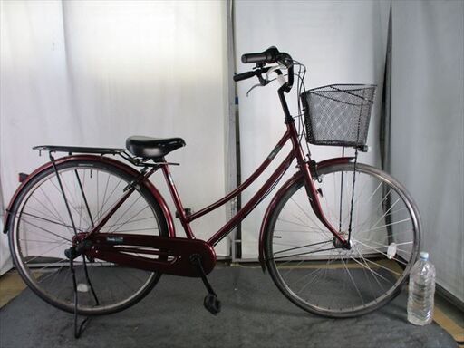 Ｄ389★限定特価　整備済み★ブリヂストン　トレンディ　ワインレッド★ 中古自転車 【27インチ 】