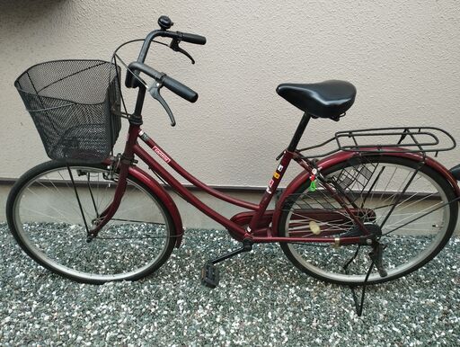 自転車　27インチ（赤）　SANTOS　ママチャリ 自転車 27インチ（赤） SANTOS ママチャリ 27インチ自転車おすすめ10選