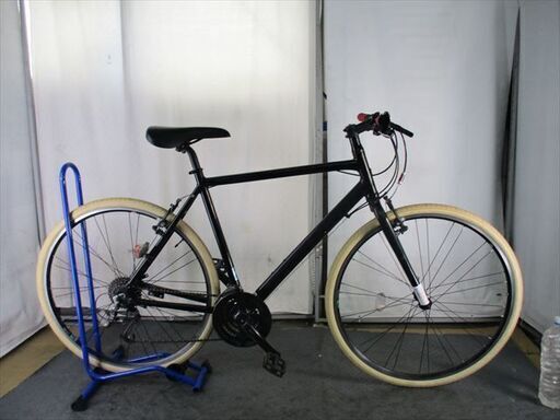 Ｄ392　★24800円★整備済み スポーツ中古自転車 BS　シルヴァ　ブラック　54ｃｍ【クロスバイク】