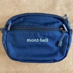 【mont-bell】ウエストポーチ　ネイビー