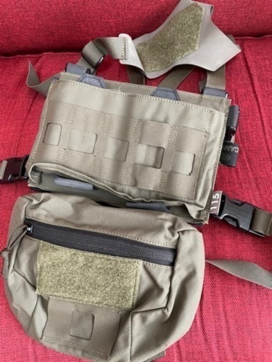 x115xTAYLOR C21 CHEST RIG レンジャーグリーン+D-SLUGGER レンジャーグリーン セット  サバイバルゲーム サバゲー