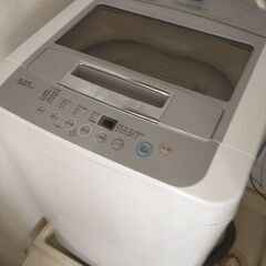 無料☆2011年製　LG 全自動洗濯機 5kg
