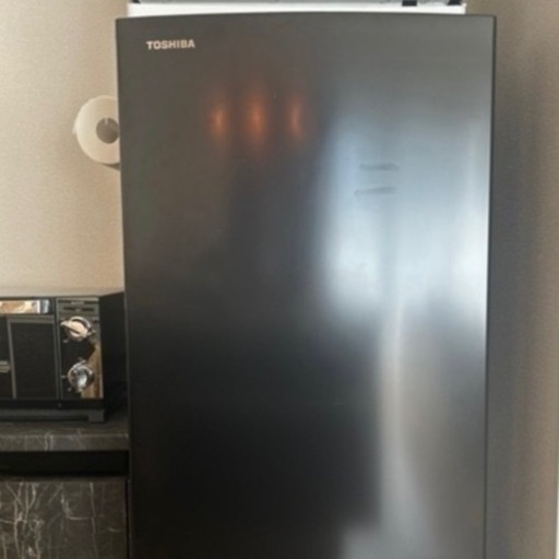 【美品×早い者勝ち】TOSHIBA 冷蔵庫 セミマットブラック 153L GR-S15BS