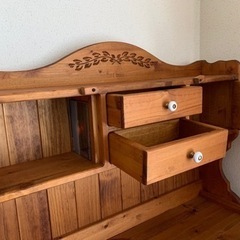 カントリー調学習机