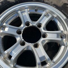 200系ハイエース外し　KEELER　ホイールタイヤ４本セット