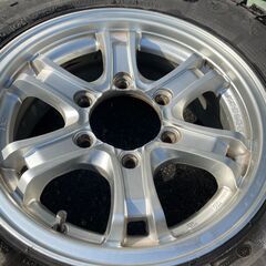 200系ハイエース外し　KEELER　ホイールタイヤ４本セット