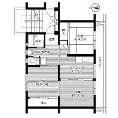 【初期費用格安！】敷金・礼金・手数料が0円！ビレッジハウス安芸1号棟　504 - 安芸市