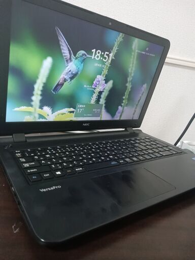 綺麗　NEC　6世代CPU搭載　高速SSD　メモリ4G　薄型スリムモデル　大画面15.6インチ　カメラ内蔵　ビジネスモデル