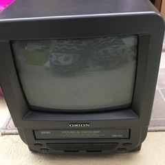 差し上げます　ビデオ一体型テレビ　