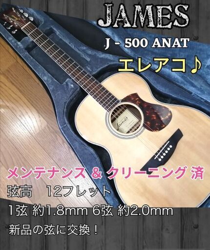 ★James J-500ANAT★エレアコ♪