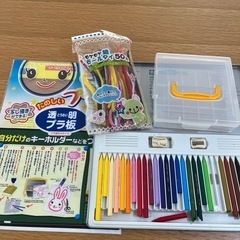 クーピー　折り紙ケース　プラ板　モールタイなど子供用品  