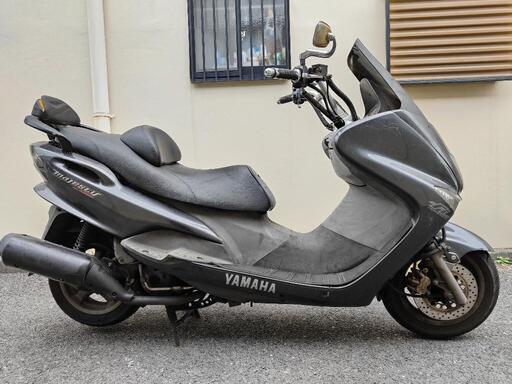 マジェスティ125FI バーハンカスタム 始動走行確認済み