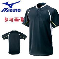 【終了】MIZUNO メンズシャツハーフボタン小衿付き 野球