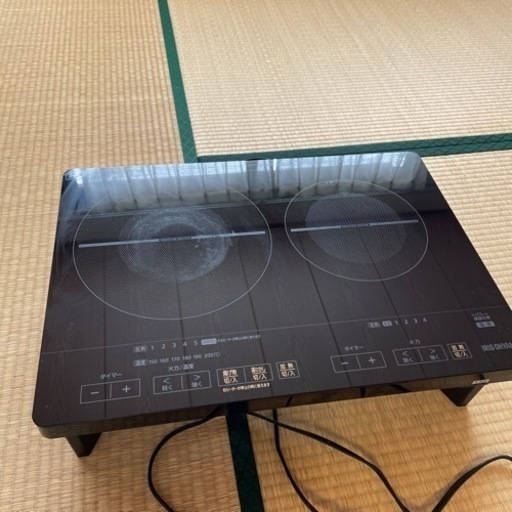2020年製アイリスオーヤマ2口IHコンロ