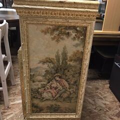 ゴブラン織りコンソール　コンソール　棚　おしゃれ　アンティーク　アンティーク調　クリーニング済み　ジャングルジャングル貝塚店　貝塚市　二色浜