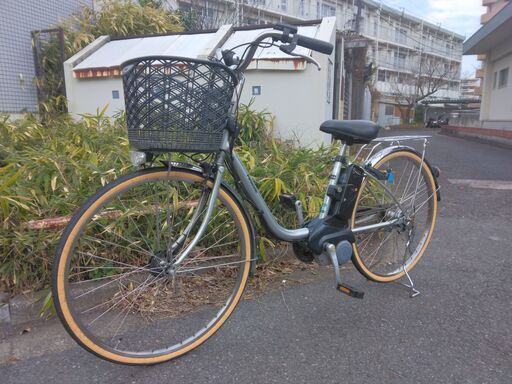 パナソニック　２６インチの電動自転車です。前後タイヤ新品交換済みです。