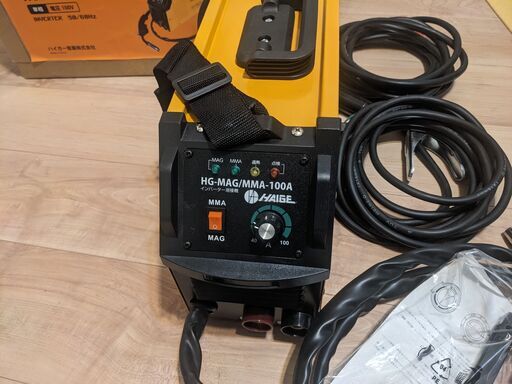 HAIGE(ハイガー) 溶接機 半自動 100V インバーター 小型 軽量 50/60Hz  