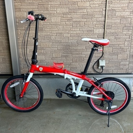 【引き取り決まりました】自転車 折りたたみ自転車Ferrari