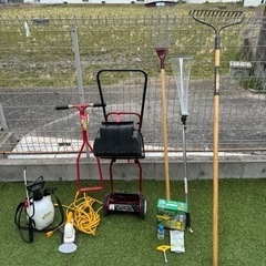 芝刈り機　　芝生管理セット
