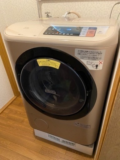 4月16日引き取り限定　超特価！HITACHI 日立　BDNX120ALななめ型ドラム式洗濯乾燥機（6kg） 右開き