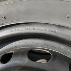マツダ純正スチールホイール PCD100 4穴 6J 14インチ スタッドレス 