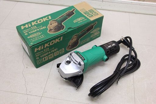 未使用品 HIKOKI 電気ディスクグラインダ G10SP4(SS) 100mm (D5568smxY)