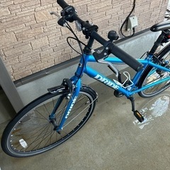 【引き取り決まりました】朝日あさひ自転車 クロスバイク子供用26インチブルーメタリック