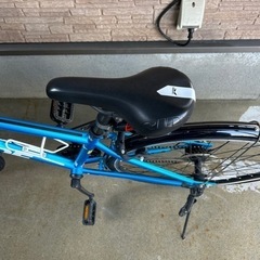 【引き取り決まりました】朝日あさひ自転車 クロスバイク子供用26インチブルーメタリック