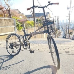 [差し上げます]折りたたみ自転車