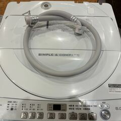 ✨安心の分解洗浄済✨SHARP 2019年製 6.0Kg洗濯機 ES-G60UC 【愛市I4S032299-007】