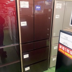 安心6ヶ月保証　HITACHI 大型冷蔵庫　R-XG6200H