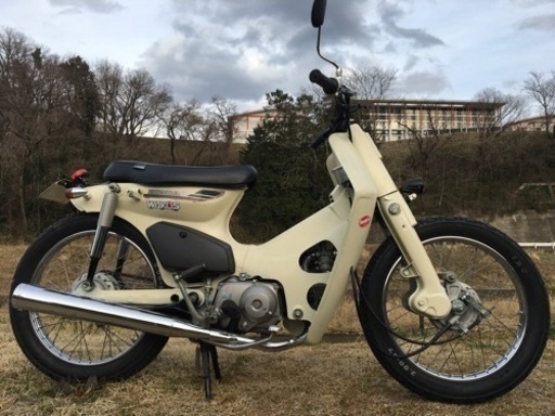 格安スーパーカブ バーハン 動画４速ボアアップ75cc 実動